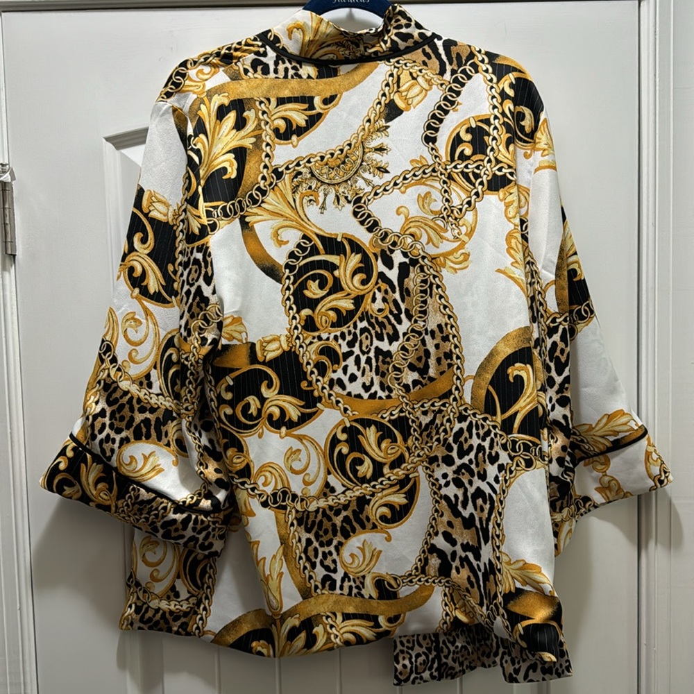 Chicos Reversible Satin Jacket. - image 2
